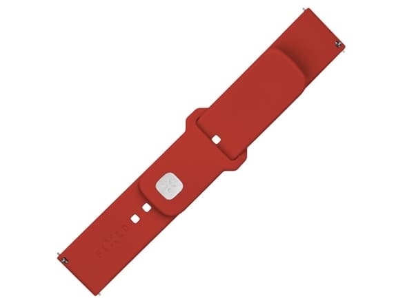 FIXED - Klokkestropp for smart armbåndsur - silicone, quick release, 22 mm - 160-235 mm - rød