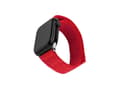Miniatyrbild 3 av 3: FIXED - KlocKräm för smart klocka - nylon - 160-210 mm - röd - för Apple Watch (42 mm, 44 mm, 45 mm, 46 mm)