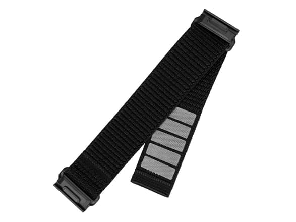 FIXED - Sløyfe for smart armbåndsur - 22 mm, nylon - 160-210 mm - svart