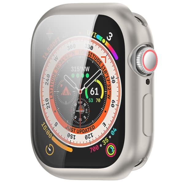 Heltäckande TPU Skal Apple Watch Series 10 42mm Champagneguld