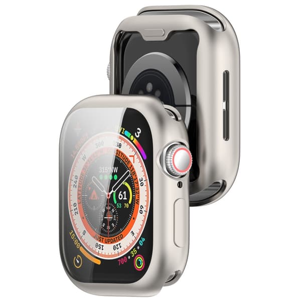Heltäckande TPU Skal Apple Watch Series 10 42mm Champagneguld