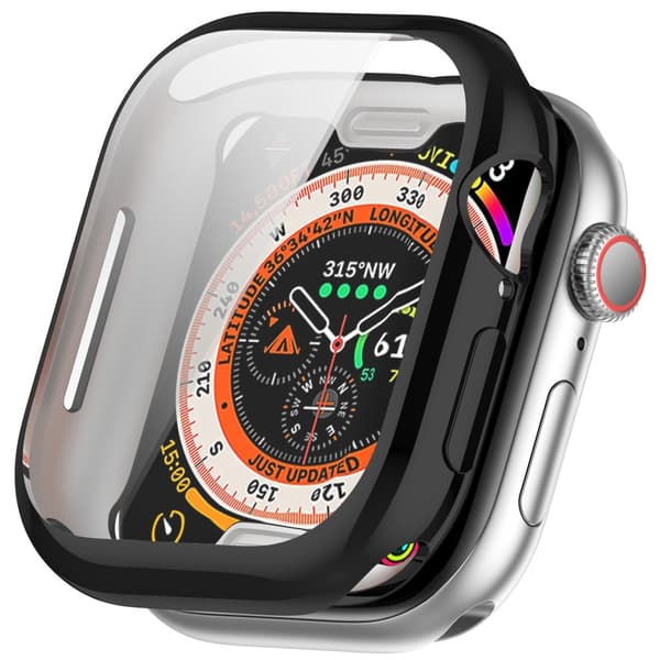 Heltäckande TPU Skal Apple Watch Series 10 46mm Svart