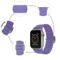 Miniatyrbild 5 av 5: Elastiskt Nylonarmband Apple Watch Series 10 46mm Glitter Lila