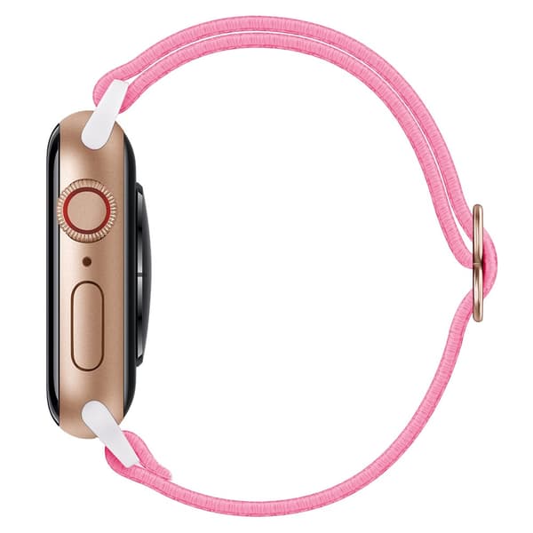 Elastiskt Nylonarmband Apple Watch Series 10 46mm Rosa