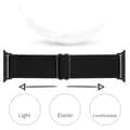 Miniatyrbild 4 av 5: Elastiskt Nylonarmband Apple Watch Series 10 46mm Svart