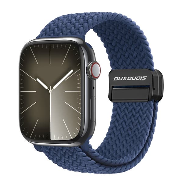 Dux Ducis Elastic Nylon Woven Strap Apple Watch Series 10 46mm Blue