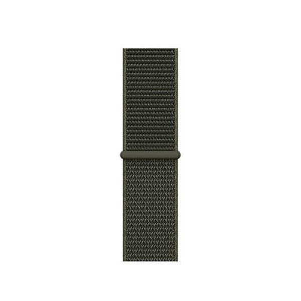Nylonarmband Apple Watch Series 10 42mm Mörkgrön