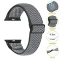 Miniatyrbild 3 av 4: Vävd Nylonarmband Apple Watch Series 10 42mm Grön/Grå