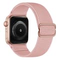 Miniatyrbild 2 av 5: Elastiskt Nylonarmband Apple Watch Series 10 42mm Rosa