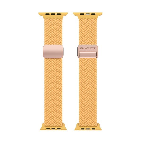 Dux Ducis Elastic Nylon Woven Strap Apple Watch Series 10 42mm Gul