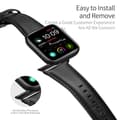 Miniatyrbild 6 av 7: Dux Ducis Läderarmband Apple Watch Series 10 42mm Svart