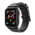 Miniatyrbild 1 av 7: Dux Ducis Läderarmband Apple Watch Series 10 42mm Svart
