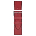 Miniatyrbild 3 av 3: Äkta Läderarmband Apple Watch Series 10 42mm Röd