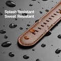 Miniatyrbild 4 av 9: Dux Ducis Leather Armband Apple Watch Series 10 42mm Brown