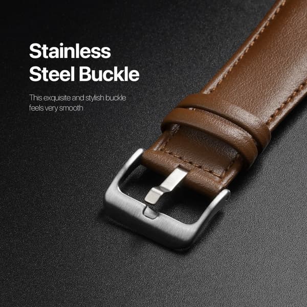 Dux Ducis Leather Armband Apple Watch Series 10 42mm Brown