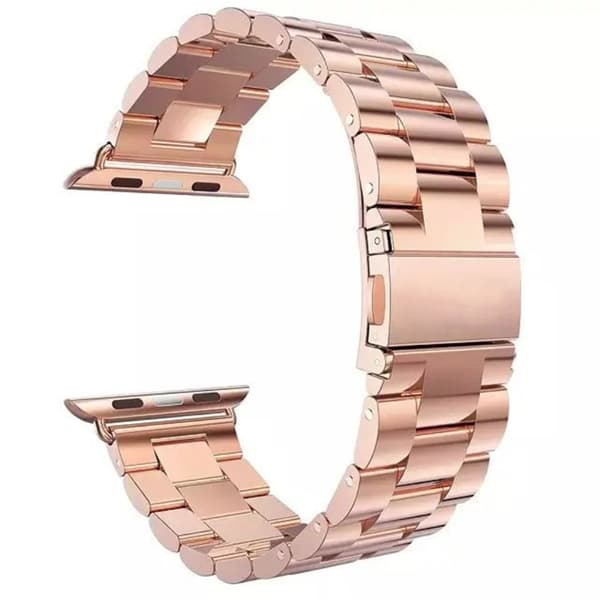 Metallarmband Apple Watch Series 10 42mm Roséguld