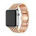 Miniatyrbild 1 av 3: Metallarmband i Fjärilspänne Apple Watch Series 10 42mm Roséguld