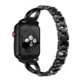 Miniatyrbild 1 av 4: Rhinestone Kristallarmband Apple Watch Series 10 46mm Svart