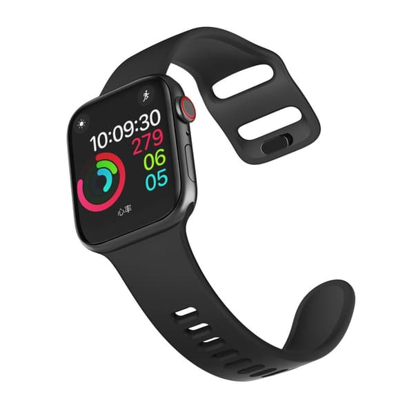 Silicone Band Apple Watch Series 10 46mm Black