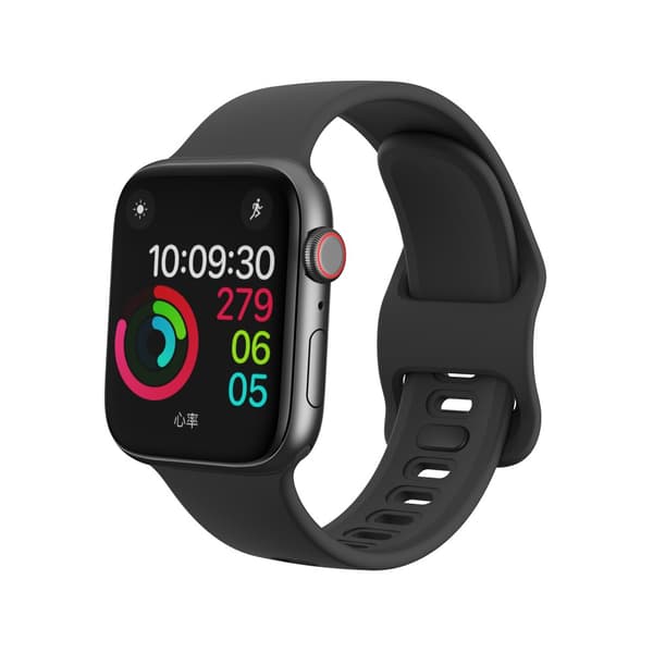 Silicone Band Apple Watch Series 10 46mm Black