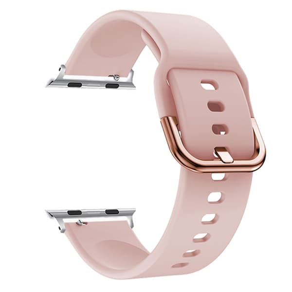 Soft Silikonarmband Apple Watch Series 10 46mm Rosa