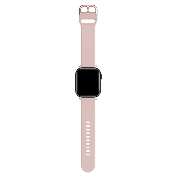 Soft Silikonarmband Apple Watch Series 10 46mm Rosa