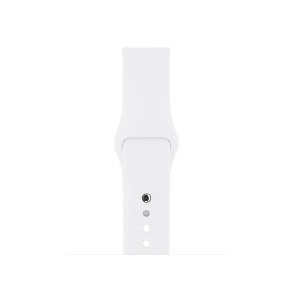 Silikonarmband Apple Watch Series 10 46mm Vit