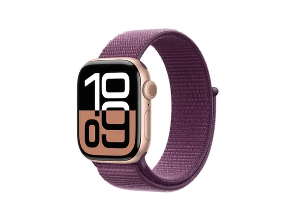 Apple - Slinga för smart klocka - 42mm - 130 - 200 mm - plommon