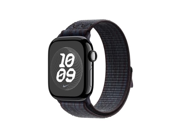 Apple Nike - Sløyfe for smart armbåndsur - 42mm - 130 - 190 mm - svart/blå