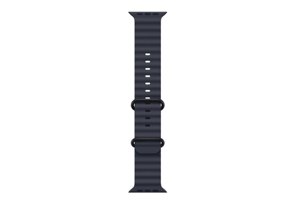 Apple - Band för smart klocka - 49 mm, svart titanfinish - 130 - 200 mm - marin