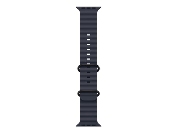 Apple - Band för smart klocka - 49 mm, svart titanfinish - 130 - 200 mm - marin