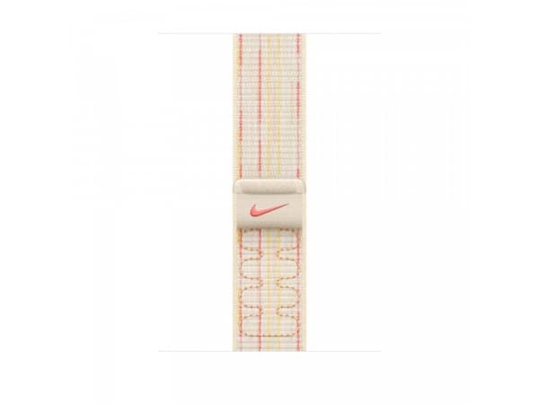 Apple Nike - Slinga för smart klocka - 46mm - 145 - 220 mm - starlight/rosa