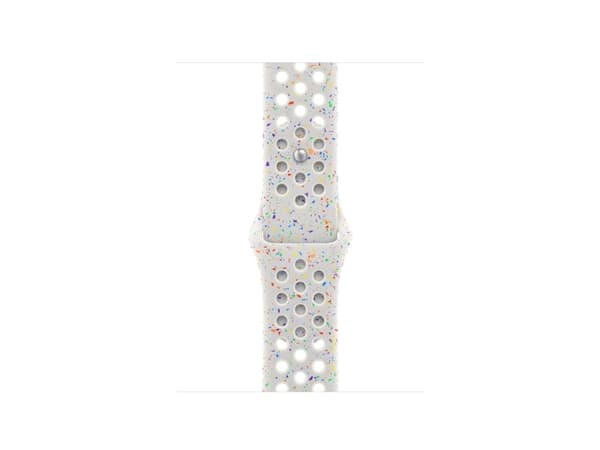 Apple Nike - Bånd for smart armbåndsur - 42mm - S/M-størrelse - ren platina