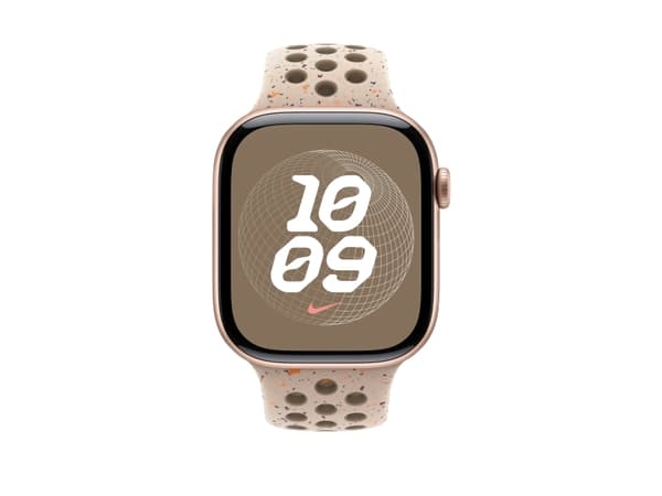 Apple Nike - Band för smart klocka - 46mm - M/L (passar handleder på 160 - 210 mm) - desert stone