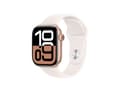 Miniatyrbilde 3 av 5: Apple - Bånd for smart armbåndsur - 42mm - S/M-størrelse - lys blush