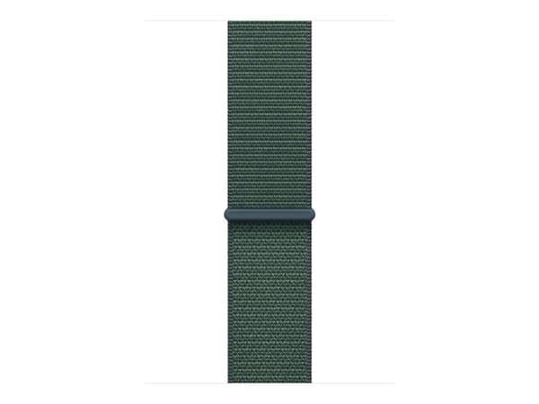 Apple 46mm Lake Green Sport Loop, Band, Smartwatch, Green, Apple, Apple Watch Models 44mm 45mm 46mm 49mm, Nylon, Polyester, Spandex