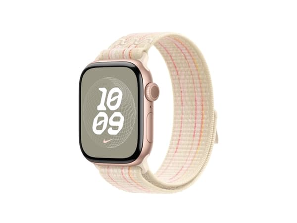 Apple Nike - Sløyfe for smart armbåndsur - 42mm - 130 - 190 mm - stjernelys/rosa
