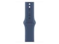 Miniatyrbilde 3 av 5: Apple - Klokkestropp for smart armbåndsur - 42mm - S/M-størrelse - denim