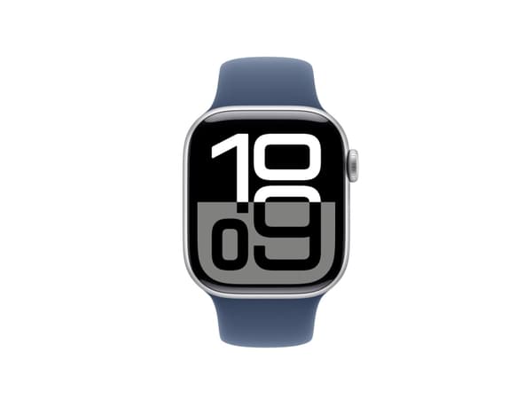 Apple - Klokkestropp for smart armbåndsur - 42mm - S/M-størrelse - denim