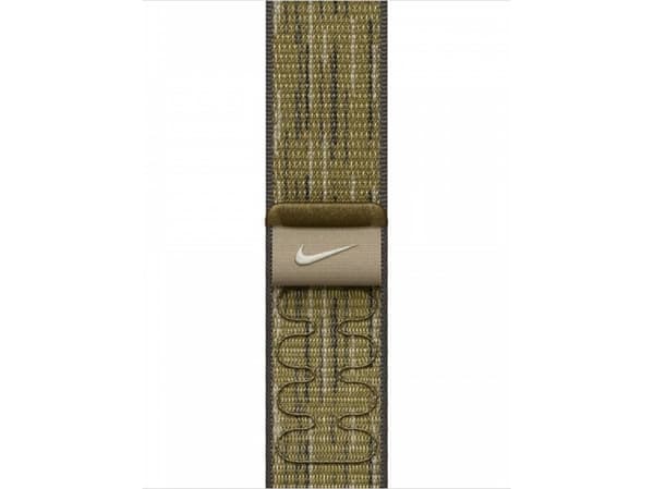 Apple Nike - Slinga för smart klocka - 42mm - 130 - 190 mm - grön/grå