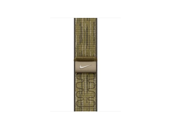 Apple Nike - Slinga för smart klocka - 42mm - 130 - 190 mm - grön/grå