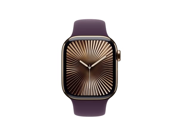 Apple - Band för smart klocka - 42mm - storlek S/M - plommon