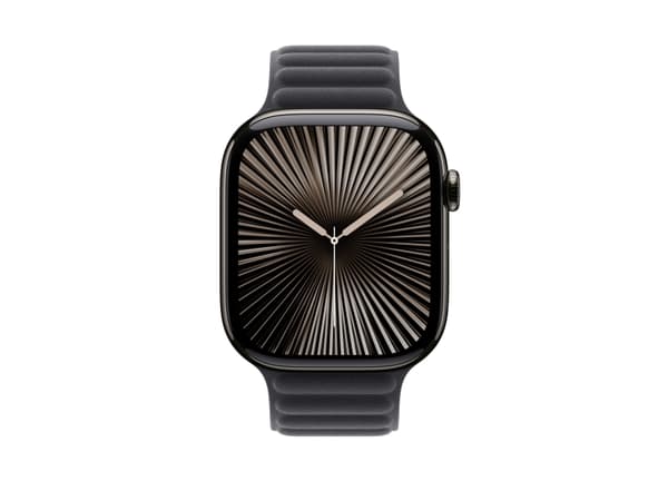 Apple - KlocKräm för smart klocka - 46mm - storlek S/M - svart