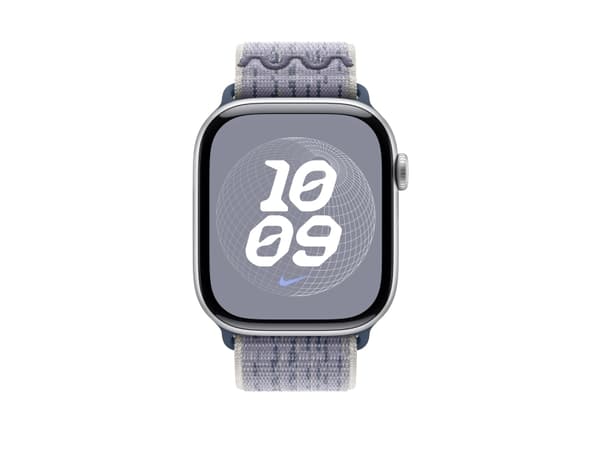 Apple Nike - Sløyfe for smart armbåndsur - 46mm - 145 - 220 mm - grå/blå