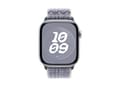 Miniatyrbilde 4 av 4: Apple Nike - Sløyfe for smart armbåndsur - 46mm - 145 - 220 mm - grå/blå