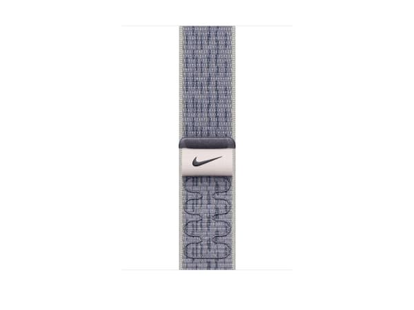Apple Nike - Sløyfe for smart armbåndsur - 46mm - 145 - 220 mm - grå/blå