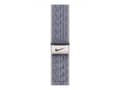 Miniatyrbilde 1 av 4: Apple Nike - Sløyfe for smart armbåndsur - 46mm - 145 - 220 mm - grå/blå