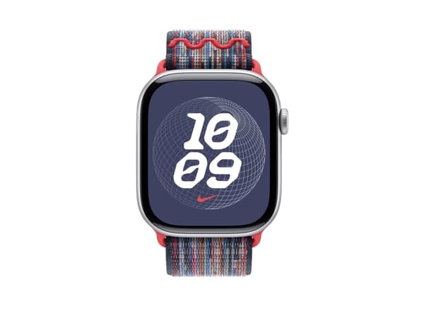 Apple - Slinga för smart klocka - 46mm - 145 - 220 mm - röd/blå