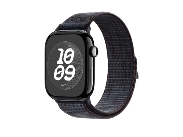 Apple - Sløyfe for smart armbåndsur - 46mm - 145 - 220 mm - svart/blå
