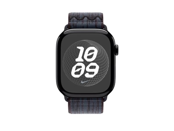 Apple - Sløyfe for smart armbåndsur - 46mm - 145 - 220 mm - svart/blå